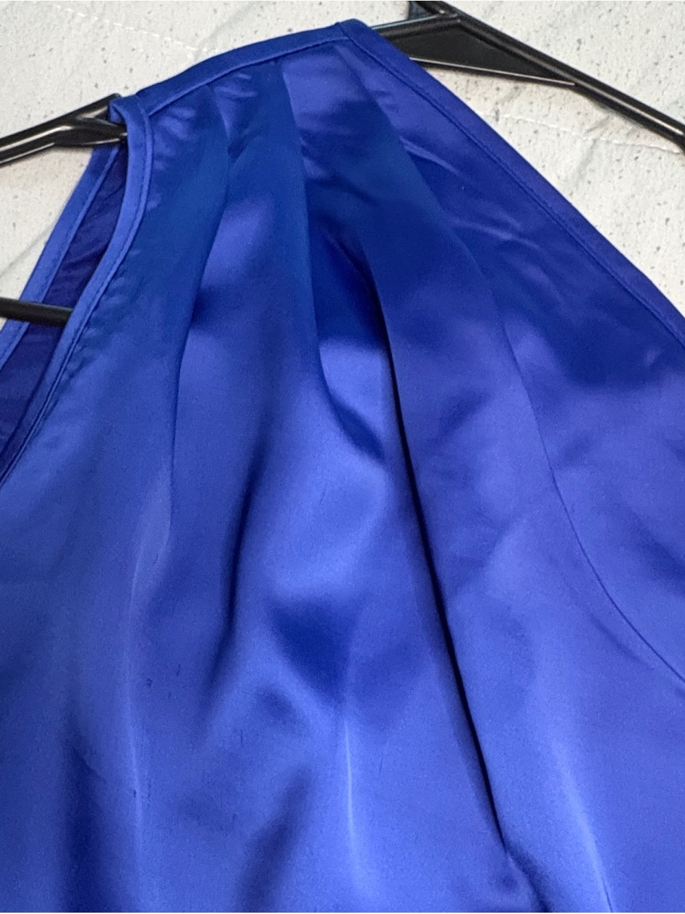 One-Shoulder Royal Blue Women's Bodysuit - Picture 2 of 5